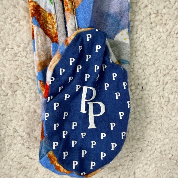 Posh Peanut Hanukkah Print Kids Footie Zipped One Piece - Picture 3 of 12